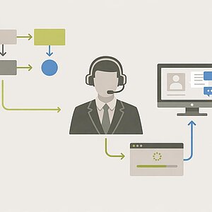 Wie steuern KI-Agenten Prozesse dynamisch?